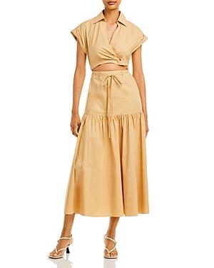 Derek Lam 10 Crosby Charlene Cutout Shirtdress