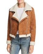 Astr The Label Quincy Faux Shearling Jacket