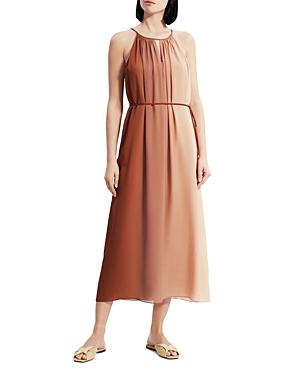 Theory Silk Dip Dye Maxi Dress