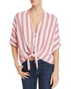 Rails Thea Striped Tie-front Shirt