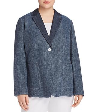 Lafayette 148 New York Plus Vangie Relaxed Blazer