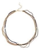 Alor Multi-color Five-strand Necklace, 18