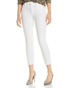 Mother Looker Cropped Skinny Jeans In Glass Slipper