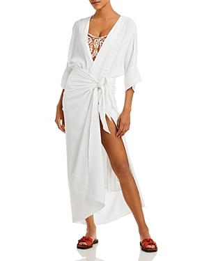 Haight Knot Front Swim Cover-up Dress