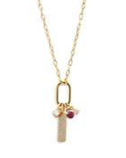 Nadri Mother's Day Mixed Cubic Zirconia Multi Charm Pendant Necklace, 17-20
