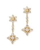 Bloomingdale's Diamond Flower Drop Earrings In 14k Yellow Gold, 2 Ct. T.w. - 100% Exclusive