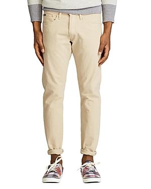 Polo Ralph Lauren Varick Slim Straight Jeans In Khaki