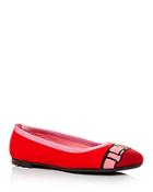 Salvatore Ferragamo Women's Varina Knit Ballet Flats