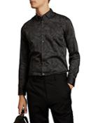Ted Baker Cafe Paisley Print Slim Fit Button-down Shirt