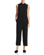 Eileen Fisher Sleeveless Cropped Jumpsuit