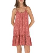 B Collection By Bobeau Floral Ruffled Trapeze Dress