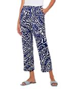 Nic+zoe Indigo Stamp Pants