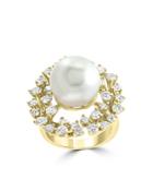 Bloomingdale's 14k Yellow Gold Freshwater Pearl Ring - 100% Exclusive