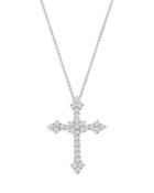 Bloomingdale's Diamond Cross Pendant Necklace In 14k White Gold, 2.0 Ct. T.w. - 100% Exclusive