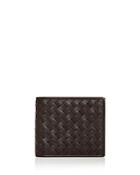 Bottega Veneta Woven Leather Bi Fold Wallet (41% Off) - Comparable Value $460