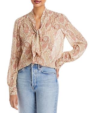 Paige Cleobelle Paisley Silk Blouse