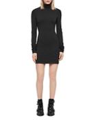 Allsaints Esme Shimmer Turtleneck Dress