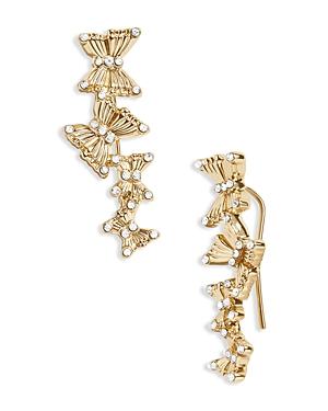 Baublebar Yara Pave Butterfly Climber Earrings
