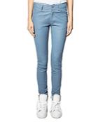 Zadig & Voltaire Phlame Crinkled Leather Pants