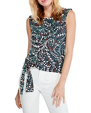 Nic+zoe Mosaic Dot Print Top