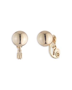 Ralph Lauren Bead Button Clip On Stud Earrings