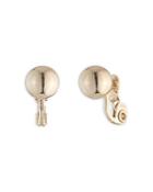 Ralph Lauren Bead Button Clip On Stud Earrings