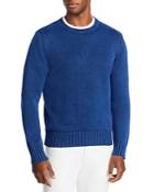 The Men's Store At Bloomingdale's Cotton Acid Washed Regular Fit Crewneck Sweater - 100% Exclusive