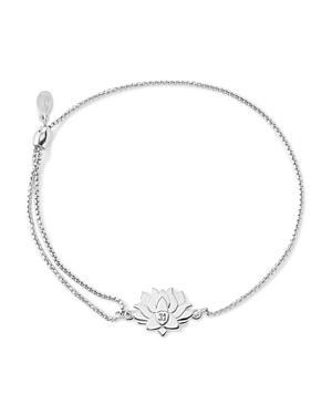 Alex And Ani Precious Metals Symbolic Lotus Peace Petals Pull Chain Bracelet