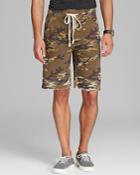 Alternative Victory Camouflage-print Fleece Shorts