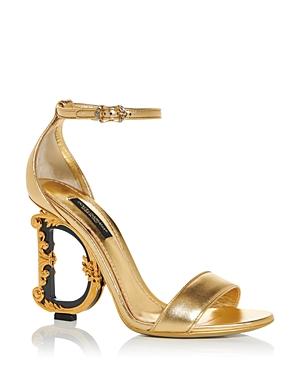 Dolce & Gabbana Women's D & G Sculpted High Heel Sandals