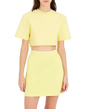 Herve By Herve Leger Terry Mini Skirt