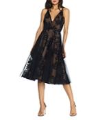 Dress The Population Courtney Sequinned Lace Midi Dress