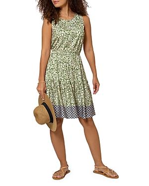 Leota Kristen Floral Border Print Dress