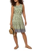 Leota Kristen Floral Border Print Dress