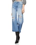 Bcbgeneration Distressed Cropped Jeans In Destructed