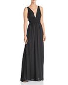 Wayf Surrey Plunging Cutout Gown
