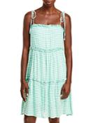Rails Caralyn Tiered Gingham Mini Dress