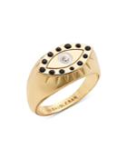 Baublebar Cyprus Pave Evil Eye Ring In Gold Tone