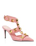 Valentino Garavani Women's Pointed Toe Pyramid Studded High Heel Pumps
