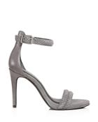 Kenneth Cole Brooke Brooke Perforated Suede High Heel Sandals