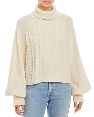 Adam Lippes Cable Knit Turtleneck Sweater