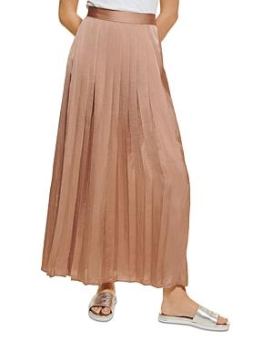 Dkny Pleated Maxi Skirt