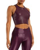 Koral Raegan Shiny Netz Top