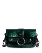Zadig & Voltaire Kate Patent Leather Chain Wallet