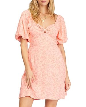 Billabong Loving Life Puff Sleeve Dress