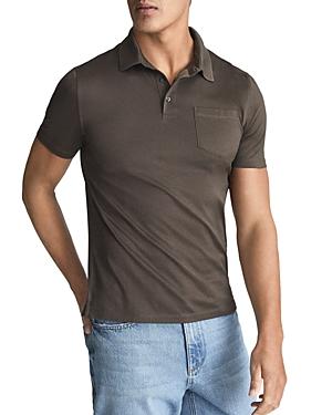 Reiss Hendrix Mercerized Cotton Polo Shirt