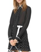 Michael Michael Kors Studded Tie-detail Shirt