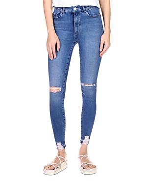 Dl1961 Farrow Instasculpt Skinny Ankle Jeans In Rip Tide Distressed