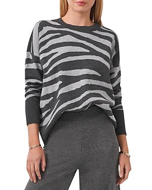 Vince Camuto Zebra Jacquard Sweater
