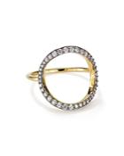 Nadri Sterling Villa Open Circle Ring In 18k Gold-plated Sterling Silver